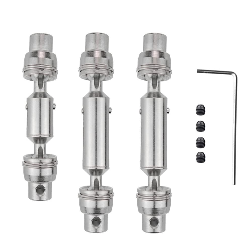 Kayfg 3 StüCke Metall Antriebswelle CVD für B16 B36 Q60 Q63 Q64 MN77 FY004 6WD 1/16 RC Auto Upgrade Teile,1 Kayfg 3 StüCke Metall Antriebswelle CVD für B16 B36 Q60 Q63 Q64 MN77 FY004 6WD 1/16 RC Auto Upgrade Teile,1 von Kayfg