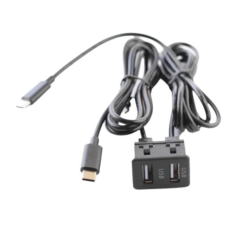 Kayfg Auto-Android-Navigationsgerät Doppel-Type-C-Eingang Zur Doppel-USB-Schnittstellenadapter-Panel von Kayfg