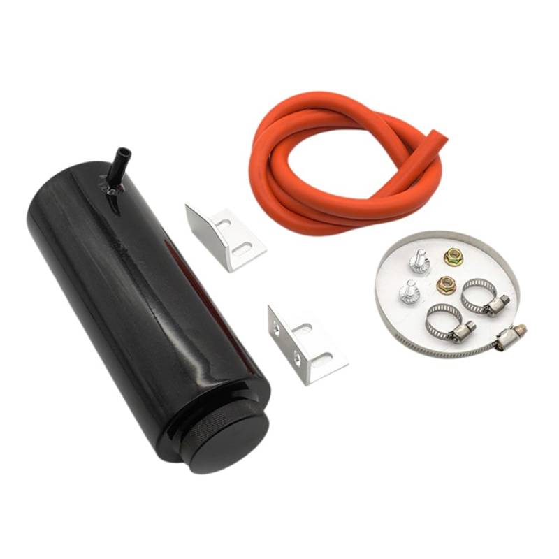 Kayfg Auto-Modifikationsteile Universal 800ml Kühler Kühlmittel Wassertank Kühlmittel Ausgleichsbehälter Zusatzwassertank Schwarz von Kayfg