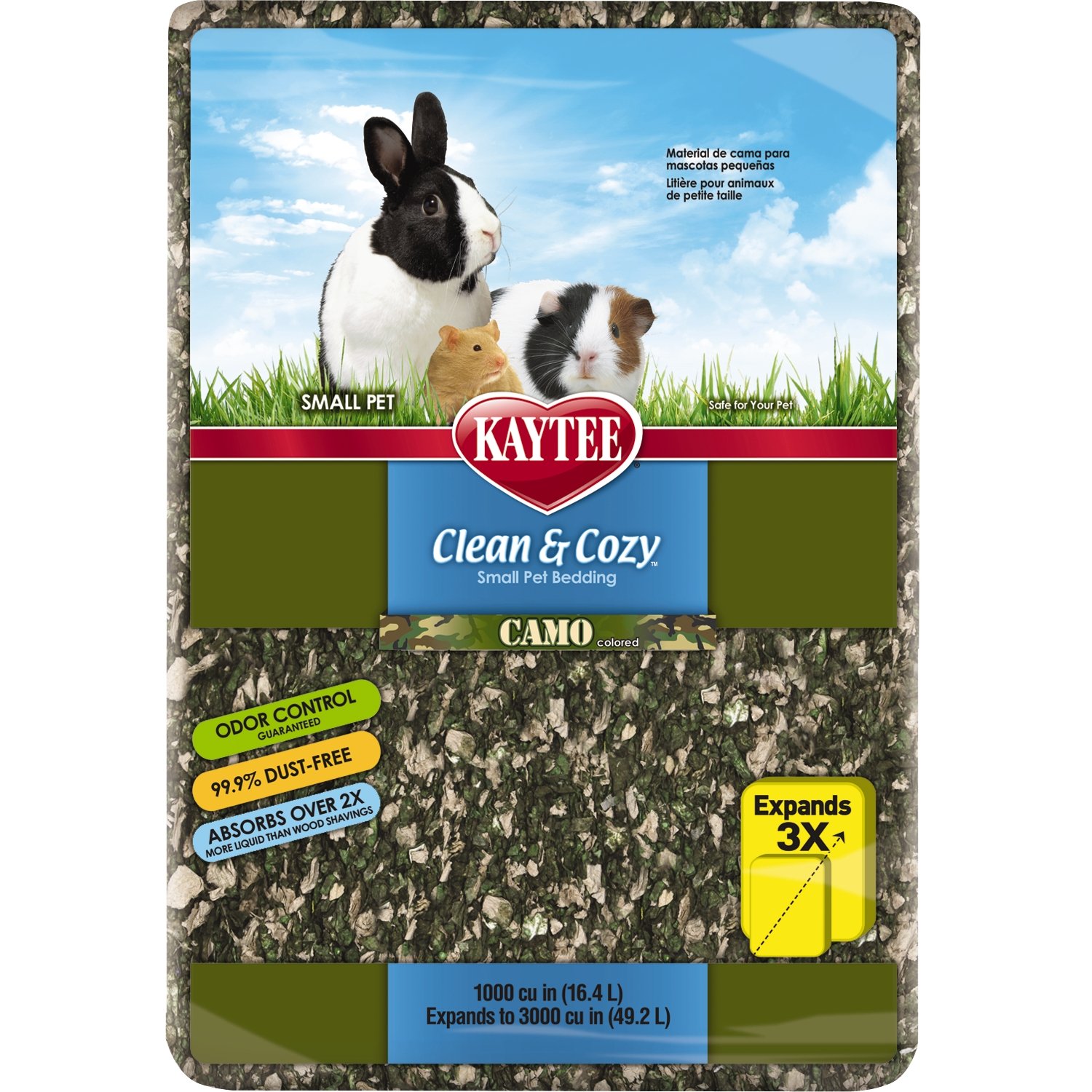 Kaytee Clean Cozy Super saugfähige Papierbettwäsche für Haustiere von Kaytee