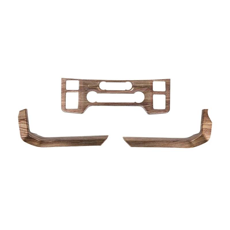 Panel Dekorabdeckung 3-Pack Klimaanlage Switch Control Panel Zwei Seite Gangschaltung Abdeckung Trim Für Ford F150 2021 2022 2023 Innen Zubehör ABS Abdeckung Trim(Grain Look) von Kdbcet