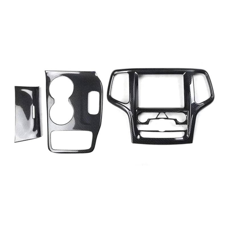 Panel Dekorabdeckung Autoinnenausstattung Für Jeep Für Grand Für Cherokee 2014–15 Rechtslenker-Armaturenbrett-Schalthebelabdeckung Mittelkonsolenverkleidung Aufkleber Abdeckung Trim(Central Console) von Kdbcet