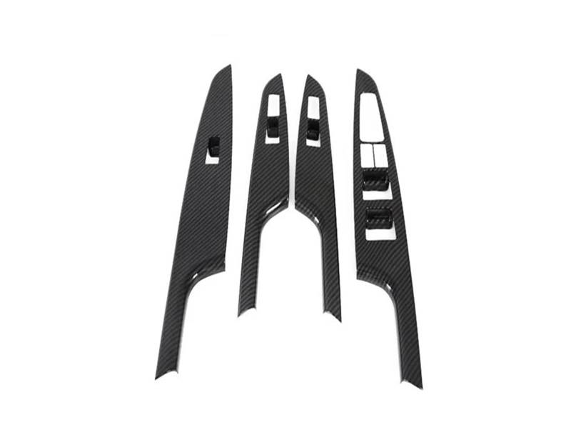 Panel Dekorabdeckung Carbon Fiber Innen Zubehör Für Hyundai Für Tucson 2019 2020 Fenster Schalter Panel AC Outlet Lenkrad Abdeckung Getriebe Trim Abdeckung Trim(LHD Window Switch) von Kdbcet