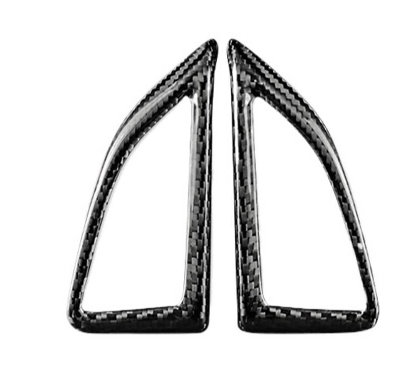 Panel Dekorabdeckung Echte Harte Carbon-Faser-Aufkleber Für Chevrolet Für Camaro 2016 2017 2018 2019 2020 2021 2022 2023 Center Lenkrad Ring Trim Abdeckung Trim(Button Frame Black) von Kdbcet