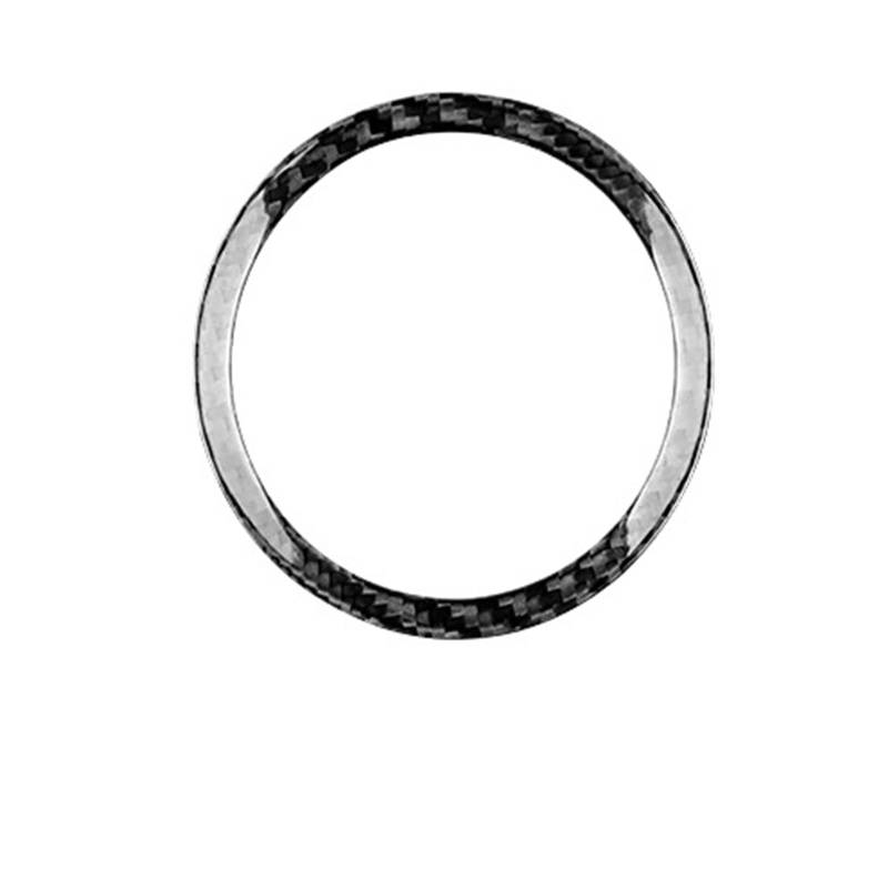 Panel Dekorabdeckung Echte Harte Carbon-Faser-Aufkleber Für Chevrolet Für Camaro 2016 2017 2018 2019 2020 2021 2022 2023 Center Lenkrad Ring Trim Abdeckung Trim(Center Ring Black) von Kdbcet