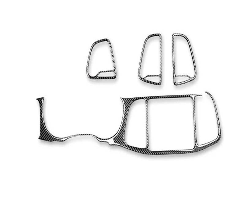 Panel Dekorabdeckung Echte Weiche Carbon Faser Aufkleber Für Dodge Für Challenger 2015 2016 2017 2018 2019 2020 2021 2022 2023 Innen Auto Getriebe Shift Panel Abdeckung Trim(Center Console) von Kdbcet