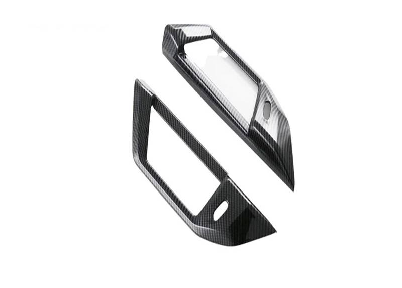 Panel Dekorabdeckung Für 5 Series G60 2024 2025 Auto Center Control Getriebe Shift Box Panel Lenkrad Panel Abdeckung Trim Innen Zubehör Abdeckung Trim(B Pillar AC Cover) von Kdbcet