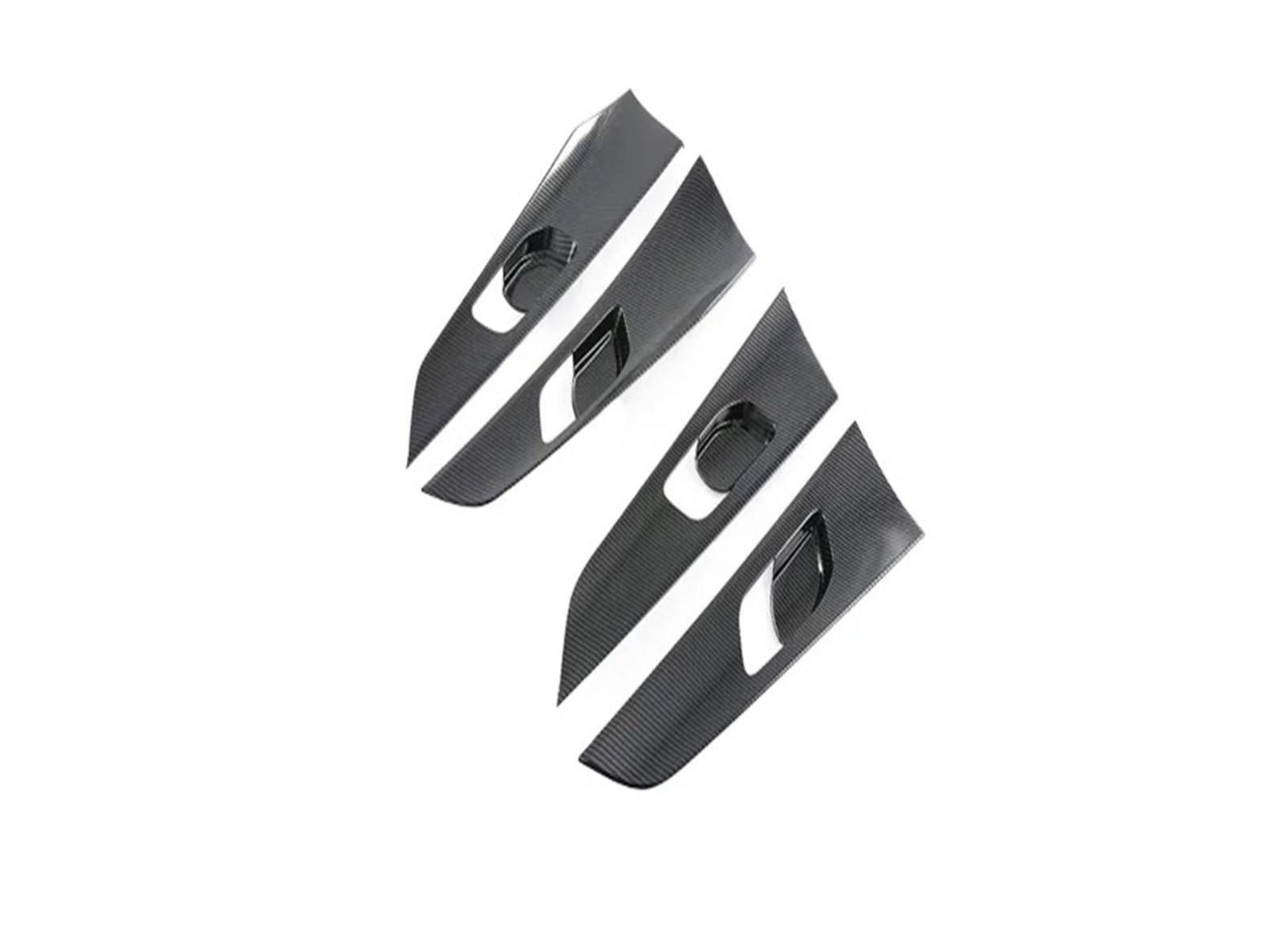Panel Dekorabdeckung Für Changan CS55 Plus 2022 2023 ABS Carbon Fiber Getriebe Shift Panel Fenster Schalter Abdeckung Trim Wasser Tasse Halter Auto Zubehör Abdeckung Trim(Inner Door Handle) von Kdbcet