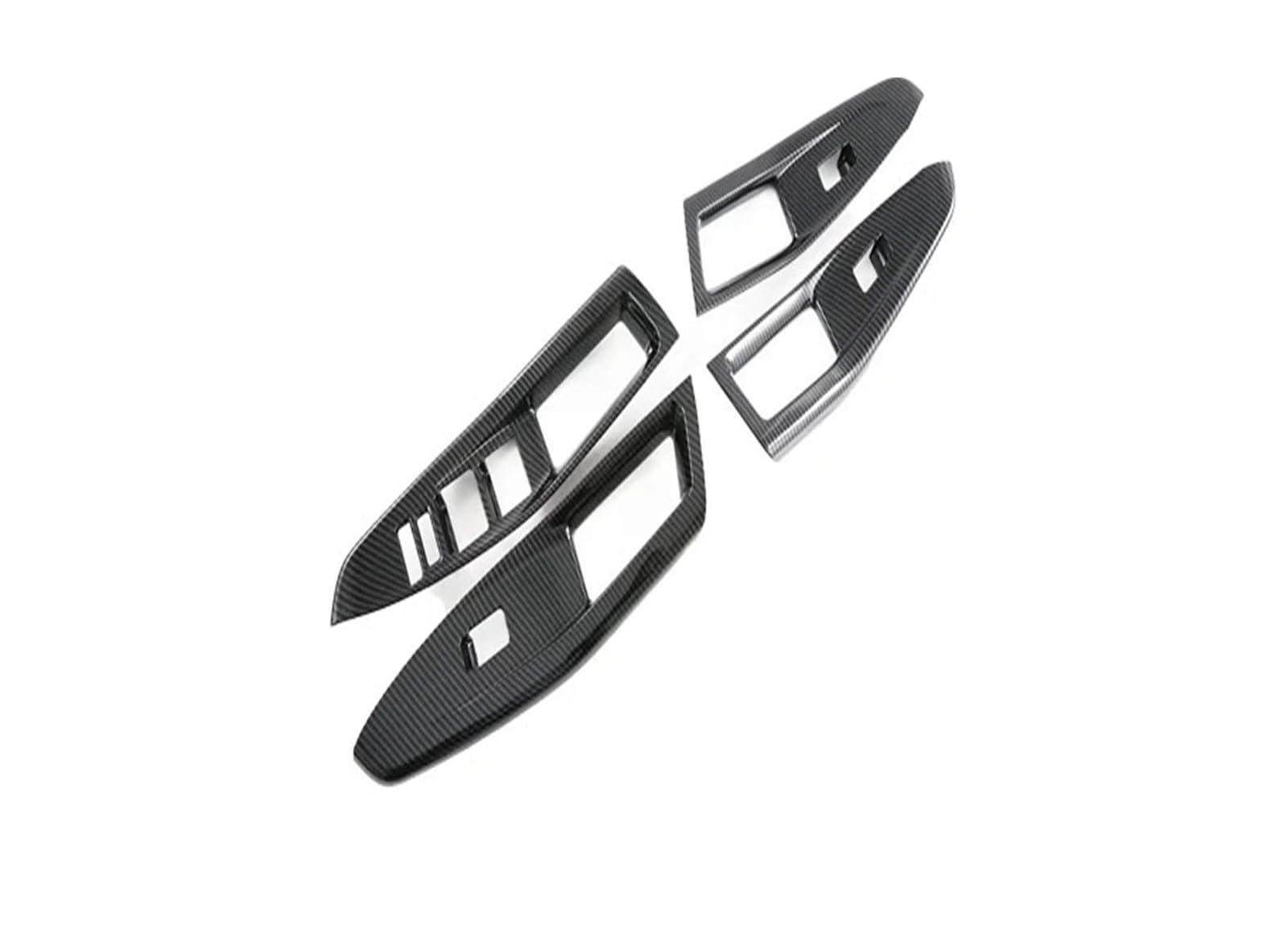Panel Dekorabdeckung Für Changan CS55 Plus 2022 2023 ABS Carbon Fiber Getriebe Shift Panel Fenster Schalter Abdeckung Trim Wasser Tasse Halter Auto Zubehör Abdeckung Trim(Window Switch LHD) von Kdbcet