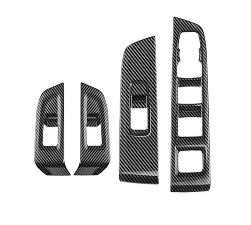 Panel Dekorabdeckung Für Chevrolet Für Suburban 2023 2024 Innen Zubehör Lenkrad Abdeckung Getriebe Shift Panel Auto Fenster Schalter Rahmen Trim Aufkleber Abdeckung Trim(Window Switch Cover) von Kdbcet