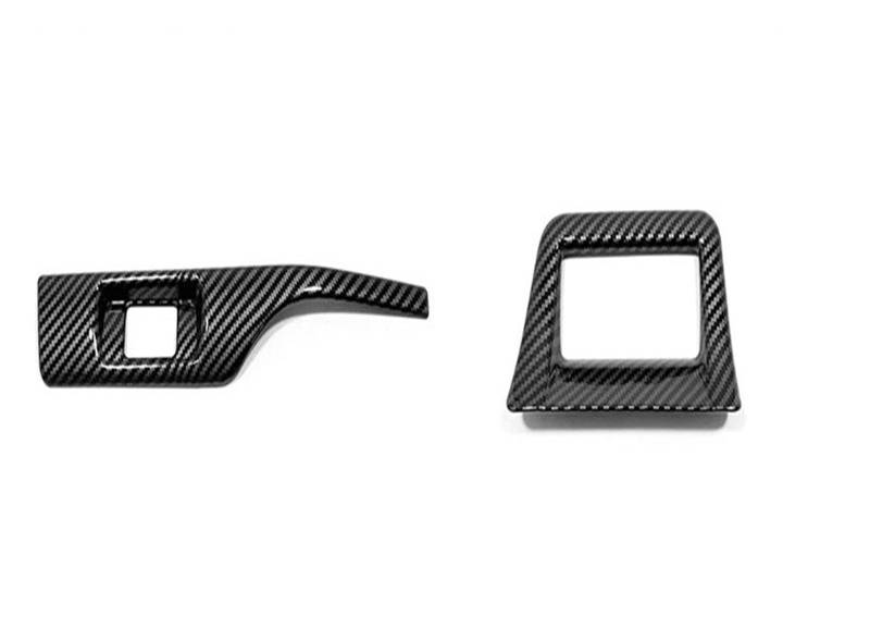 Panel Dekorabdeckung Für Civic 11. Generation 2021 2022 ABS Carbon/Rot Auto Mittelkonsole Sitz Armlehne Aufbewahrungsbox Panel Trim Innenausstattung Abdeckung Trim(Product 3) von Kdbcet