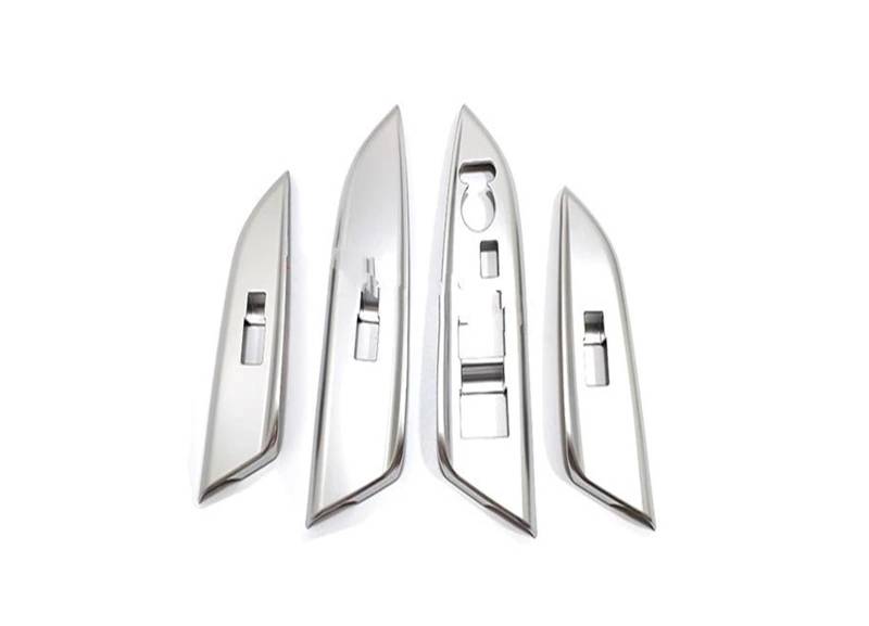 Panel Dekorabdeckung Für FIT Für Jazz 2014-2018 ABS Matt/Kohlefaser LHD Auto Armlehne Tür Fenster Glas Schalter Knopf Panel Verkleidung Zubehör Abdeckung Trim(Matte) von Kdbcet
