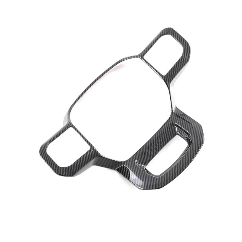 Panel Dekorabdeckung Für Ford F150 Für Raptor 2021 2022 2023 ABS Innenausstattung Lenkradabdeckung Schalttafel Autofensterschalter Rahmenverkleidung Abdeckung Trim(Steering Wheel Cover) von Kdbcet