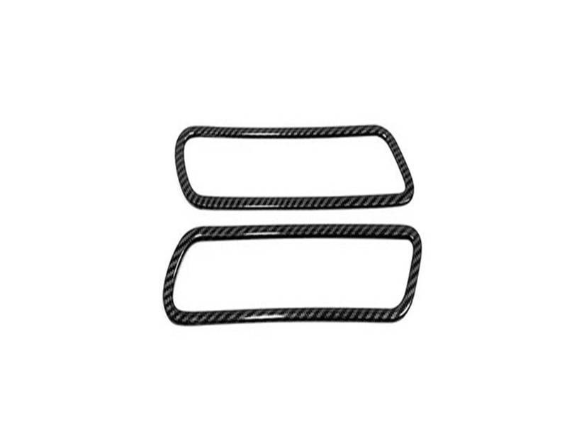 Panel Dekorabdeckung Für Ford Für Explorer 2020 2021 ABS Carbon Fiber LHD Auto Fenster Schalter Abdeckung Fenster Bedienfeld Trim Auto Styling Zubehör Abdeckung Trim(Third Row air Outlet) von Kdbcet
