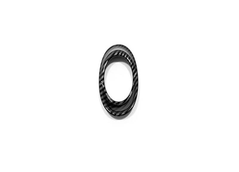 Panel Dekorabdeckung Für Für Benz C Klasse 2022 2023 ABS Carbon/Schwarz Auto Schalttafel/Vordere Armlehne Box Panel Abdeckung Trim Lnterior Zubehör Abdeckung Trim(Headlight Switch) von Kdbcet