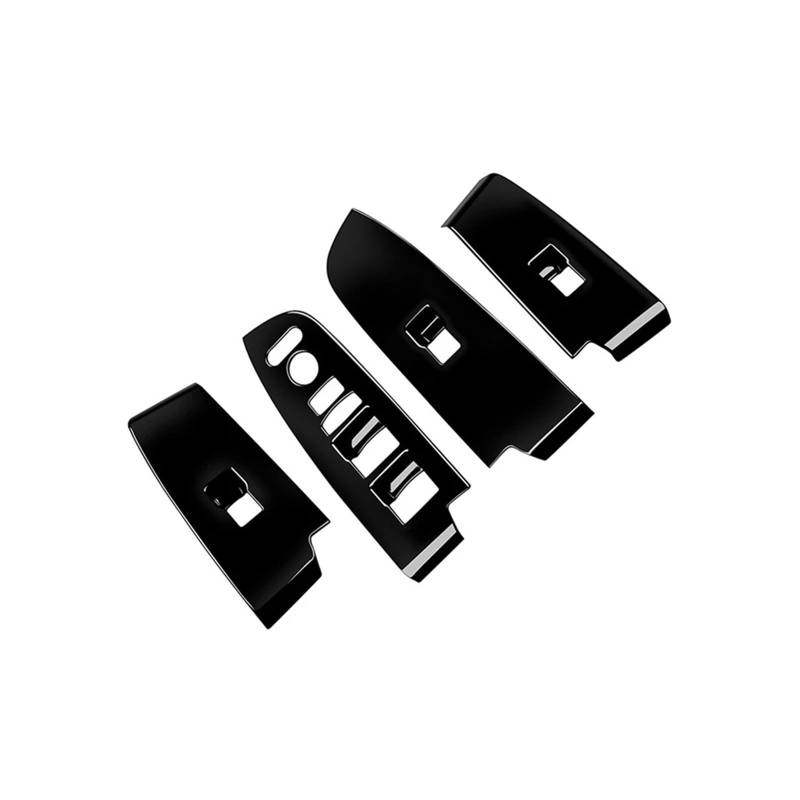 Panel Dekorabdeckung Für HRV HR-V Für Vezel 2021 2022 LHD Auto Carbon Fiber Center Konsole Wasser Tasse Halter Dekoration Abdeckung Trim Tür Armlehne Abdeckung Trim(Bright Black2) von Kdbcet