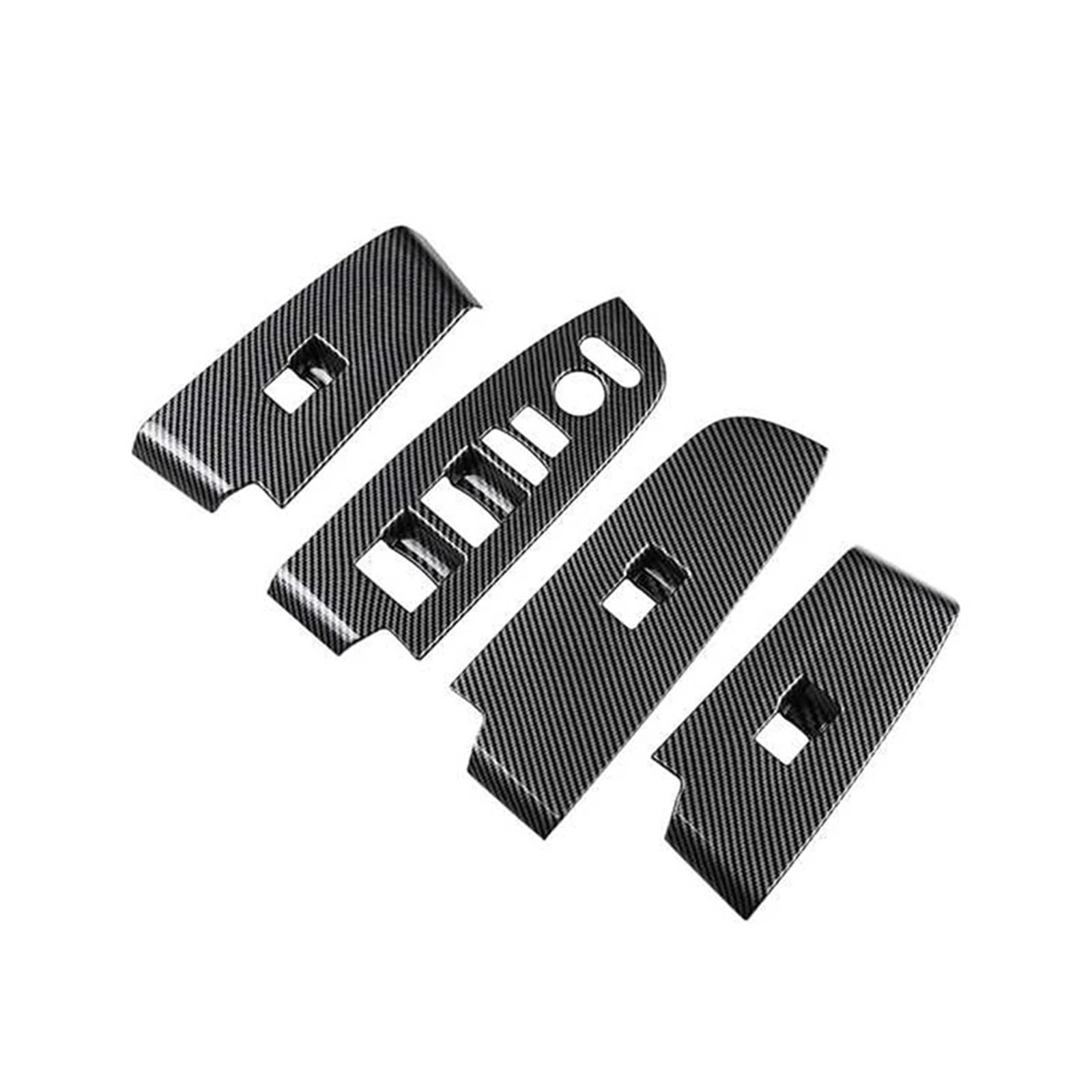 Panel Dekorabdeckung Für HRV HR-V Für Vezel 2021 2022 LHD Auto Carbon Fiber Center Konsole Wasser Tasse Halter Dekoration Abdeckung Trim Tür Armlehne Abdeckung Trim(Carbon Fiber Pattern) von Kdbcet