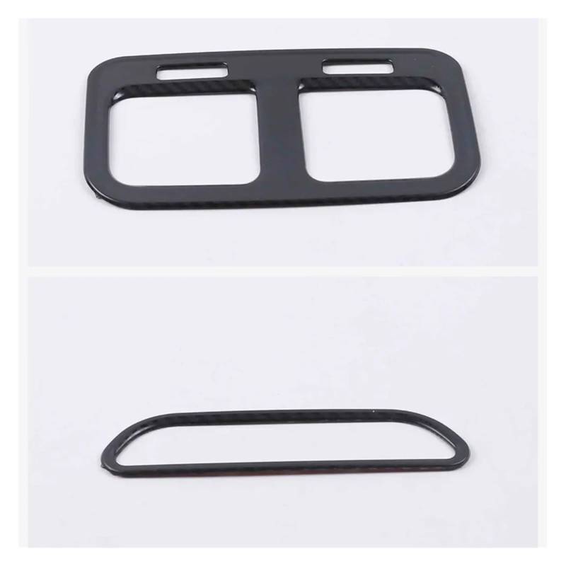 Panel Dekorabdeckung Für Haval F7 F7X 2019 2020 Auto Styling Innen Zubehör Armlehne Hinten Sitz Air Outlet Vent Loch Grille Abdeckung Panel Trim Abdeckung Trim(Steel Black) von Kdbcet