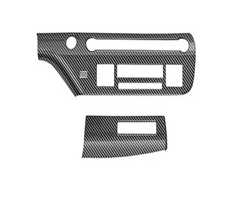 Panel Dekorabdeckung Für Hyundai Für KONA 2024 2025 Carbonfaser-Zubehör Center Console Air Switch Gear Panle Air Outlet Fensterheber-Taste Abdeckung Trim Abdeckung Trim(Center Control LHD) von Kdbcet