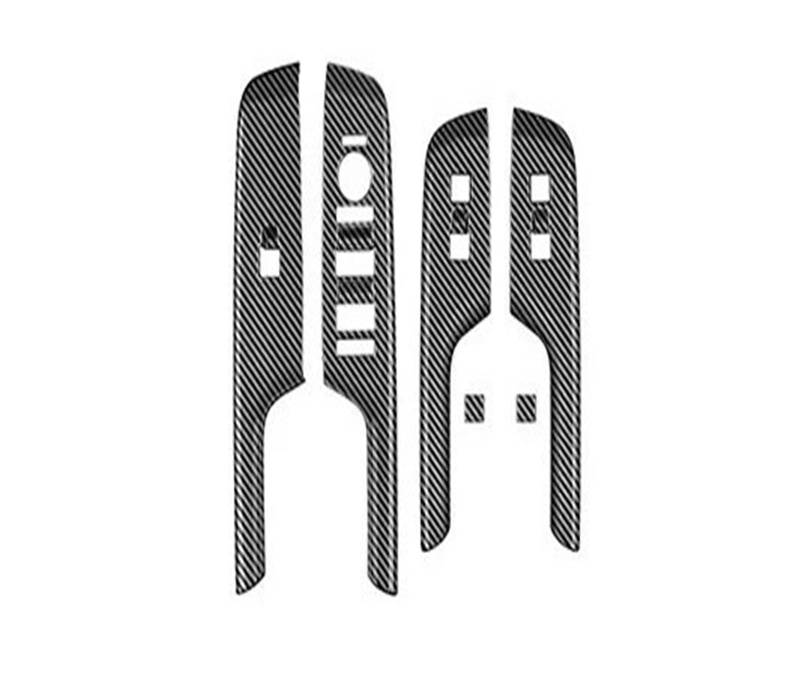 Panel Dekorabdeckung Für Hyundai Für KONA 2024 2025 Carbonfaser-Zubehör Center Console Air Switch Gear Panle Air Outlet Fensterheber-Taste Abdeckung Trim Abdeckung Trim(Window Switch LHD) von Kdbcet