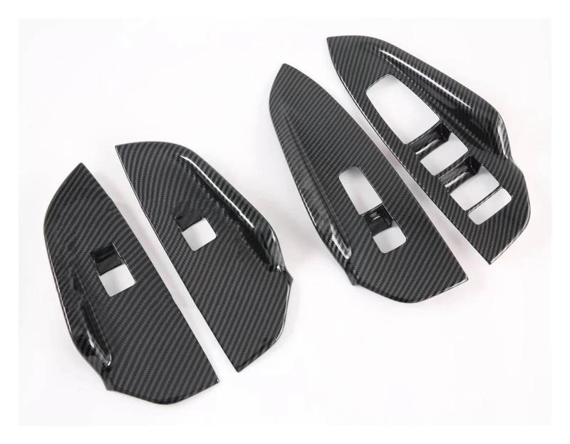 Panel Dekorabdeckung Für KIA Für Optima K5 2020-2023 2024 Auto Getriebe Shift Panel Abdeckung Trim Türgriff Fenster Schalter Lift Aufkleber ABS Innen Zubehör Abdeckung Trim(Low Configuration) von Kdbcet