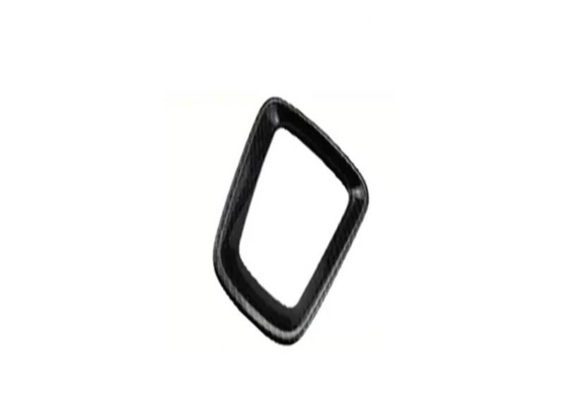Panel Dekorabdeckung Für Kadjar 2015 2016 2017 2018-2019 ABS Carbon Fiber Matt Auto Schaltknauf Rahmen Panel Abdeckung Trim Styling Aufkleber Zubehör Abdeckung Trim(Shift Handle Frame) von Kdbcet