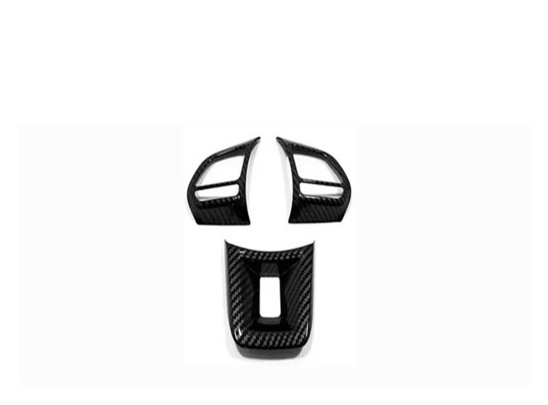 Panel Dekorabdeckung Für MG GT MG 5 2022 2023 Carbon Look Zierleiste Innenausstattung Autozubehör Fensterheber Mittelkonsole Getriebeverkleidung Innengriff Luftverkleidung Abdeckung Trim(Steering whee von Kdbcet
