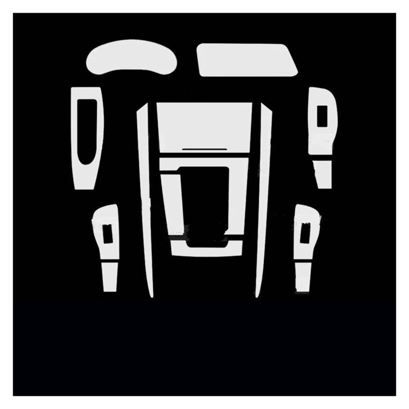 Panel Dekorabdeckung Für Mazda CX-30 CX30 2020-2024 Auto Interior Center Konsole Getriebe Panel Navigation Transparent TPU Schutz Film Anti-Scratch Abdeckung Trim(A NO Button) von Kdbcet