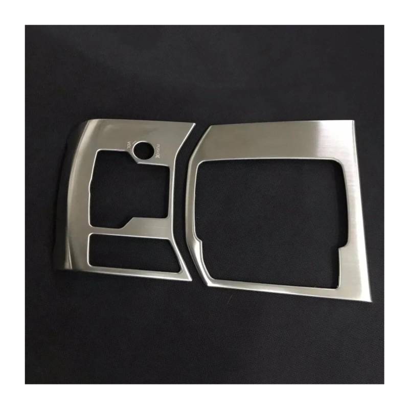 Panel Dekorabdeckung Für Mazda CX-5 CX5 KF 2017-2023 2024 Carbon Fiber Getriebe Shift Box Abdeckung Form Trim Dekoration Rahmen Innen Auto Zubehör Abdeckung Trim(RHD Stainless Steel) von Kdbcet