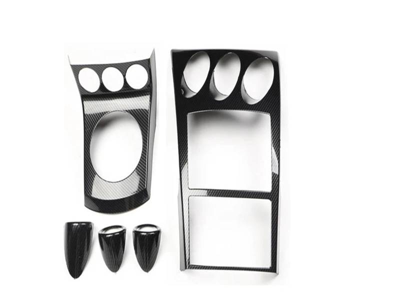 Panel Dekorabdeckung Für Nissan 350Z Z33 2003 2004 2005 2006 ABS Carbon Faser Stil Dekoration Zubehör Auto Innen Getriebe Abdeckung Borte Aufkleber Abdeckung Trim(Type A at 5piece) von Kdbcet