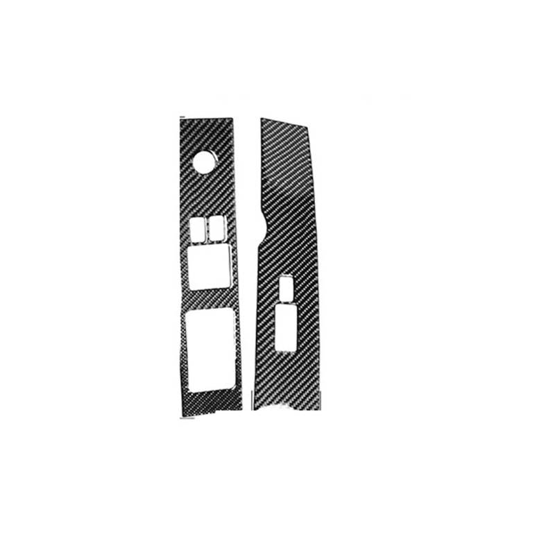 Panel Dekorabdeckung Für Nissan 350Z Z33 2003-2009 Navigation Lenkrad Lagerung Armaturenbrett Türgriff Carbon Aufkleber Set Modifizierte Auto Zubehör Abdeckung Trim(Door Panel LHD) von Kdbcet