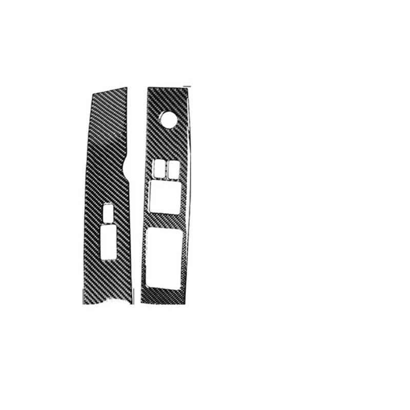 Panel Dekorabdeckung Für Nissan 350Z Z33 2003-2009 Navigation Lenkrad Lagerung Armaturenbrett Türgriff Carbon Aufkleber Set Modifizierte Auto Zubehör Abdeckung Trim(Door Panel RHD) von Kdbcet