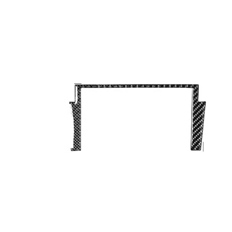 Panel Dekorabdeckung Für Nissan 350Z Z33 2003-2009 Navigation Lenkrad Lagerung Armaturenbrett Türgriff Carbon Aufkleber Set Modifizierte Auto Zubehör Abdeckung Trim(Navigation Frame) von Kdbcet
