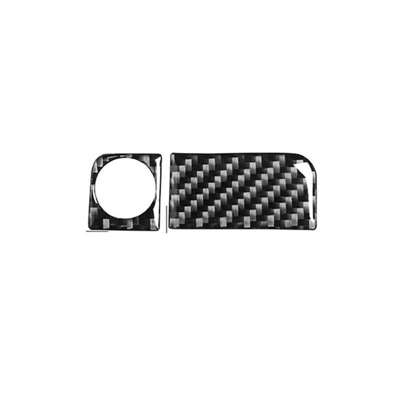 Panel Dekorabdeckung Für Nissan 350Z Z33 2003-2009 Navigation Lenkrad Lagerung Armaturenbrett Türgriff Carbon Aufkleber Set Modifizierte Auto Zubehör Abdeckung Trim(Rear Handle) von Kdbcet