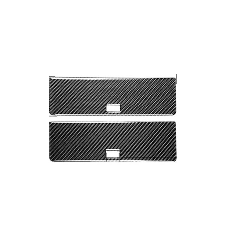 Panel Dekorabdeckung Für Nissan 350Z Z33 2003-2009 Navigation Lenkrad Lagerung Armaturenbrett Türgriff Carbon Aufkleber Set Modifizierte Auto Zubehör Abdeckung Trim(Rear Storage) von Kdbcet