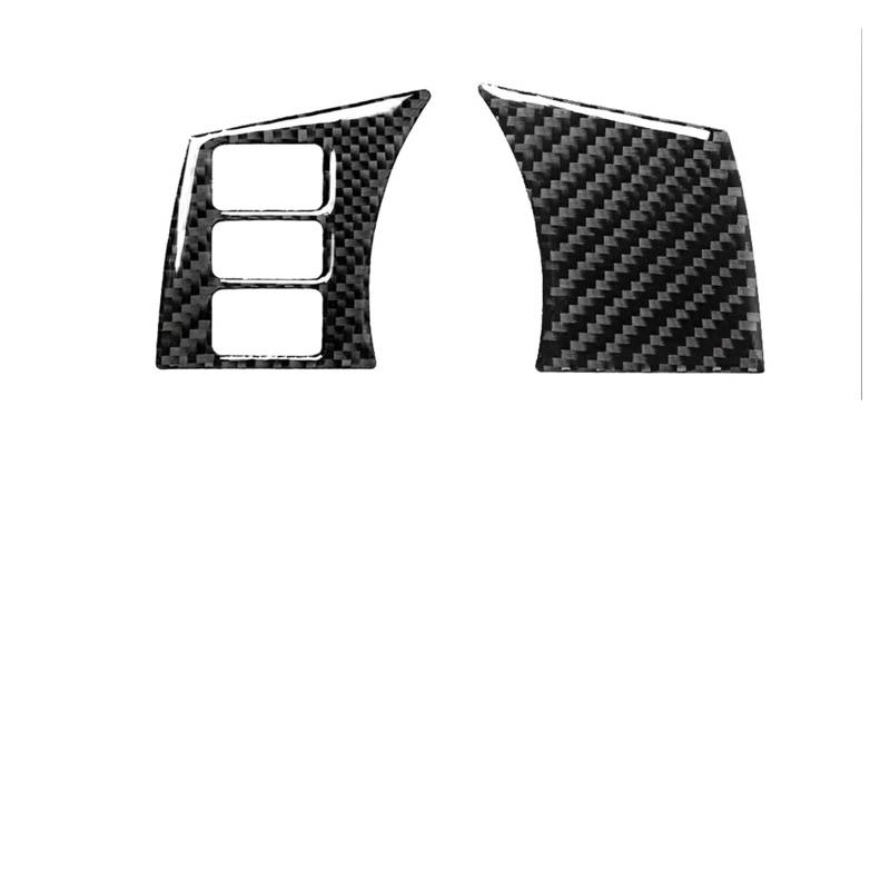 Panel Dekorabdeckung Für Nissan 350Z Z33 2003-2009 Navigation Lenkrad Lagerung Armaturenbrett Türgriff Carbon Aufkleber Set Modifizierte Auto Zubehör Abdeckung Trim(Steering Wheel C) von Kdbcet