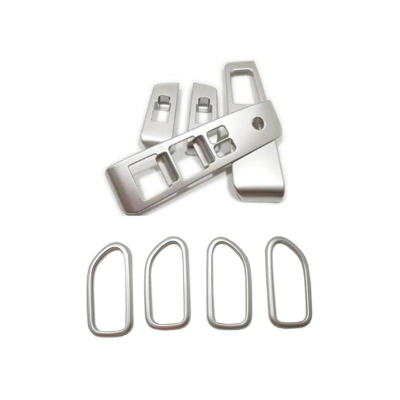 Panel Dekorabdeckung Für Nissan Für X-Trail T31 2008-2013 ABS Matt/Rot LHD Türfensterglasschalter Knopffeldabdeckung Verkleidung Auto-Styling-Zubehör Abdeckung Trim(8 Piece) von Kdbcet
