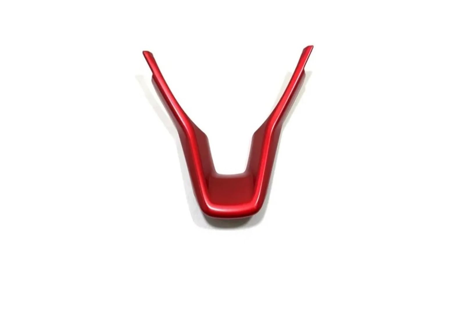 Panel Dekorabdeckung Für Stadt 2020 2021 2022 2023 Auto Innen Lenkrad Abdeckung Trim ABS Rot Carbon Faser Matte Auto Styling Zubehör Abdeckung Trim(Red Style C) von Kdbcet