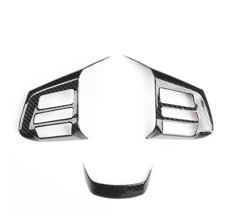 Panel Dekorabdeckung Für Subaru Für Forester 2013 2014 2015 Auto Lenkrad Dekoration Lünette Abdeckung Trim ABS Styling Formteile 3 Stück Abdeckung Trim(Carbon Fiber Black) von Kdbcet