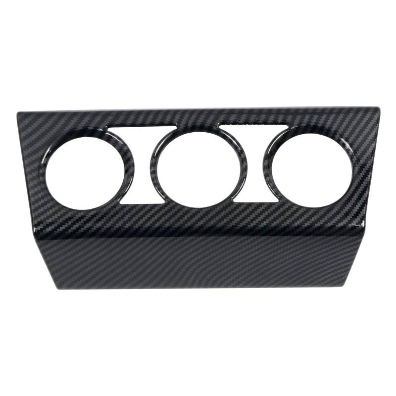 Panel Dekorabdeckung Für Subaru Für WRX Für STI 2016-2021, XV Crosstrel 13-17 Auto Armaturenbrett Konsole A/C Control Schalter Panel Abdeckung Trim ABS Carbobn Schwarz Abdeckung Trim von Kdbcet