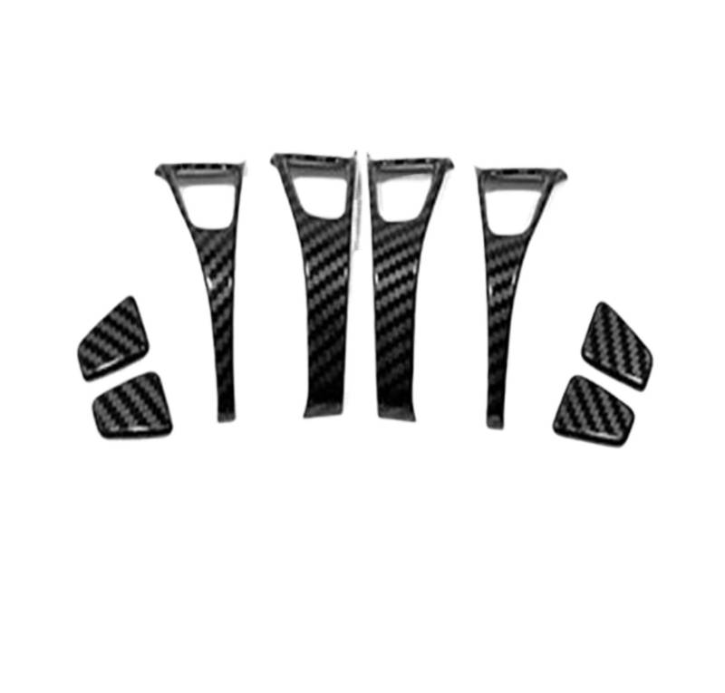 Panel Dekorabdeckung Für Tesla Für Modell 3 Y 2019-21 2022 ABS Carbon Autositz Armlehne Wasserbecher Schalthebelverkleidung Zierrahmen Aufkleber Innenzubehör Abdeckung Trim(Inner Door Switch) von Kdbcet