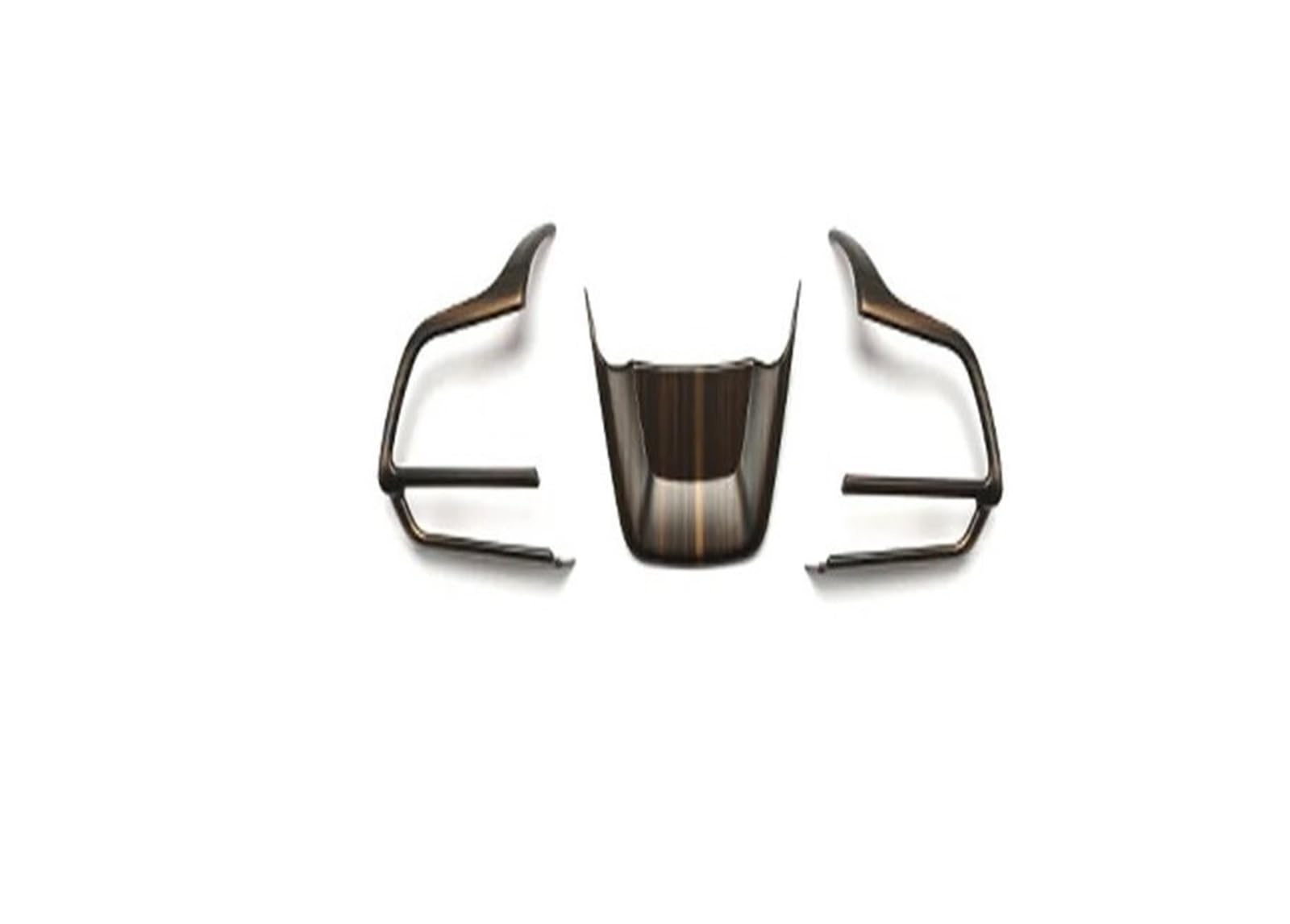 Panel Dekorabdeckung Für Toyota Für Highlander 2020 2021 2022 Auto Innen Pfirsich Holz Lenkrad Abdeckung Getriebe Shift Panel Auto Fenster Schalter Rahmen Trim Abdeckung Trim(Steering Wheel Cover) von Kdbcet