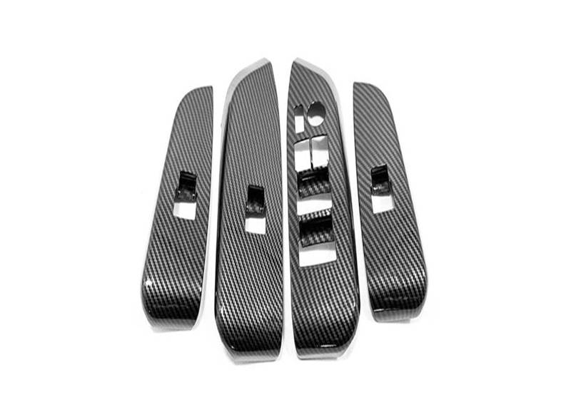 Panel Dekorabdeckung Für Toyota Für Highlander Für Kluger 2014-2018 Armlehne Aufbewahrungsbox Handlauf Schalter Panel Abdeckung Trim Aufkleber Auto Styling Abdeckung Trim(Glass Switch) von Kdbcet