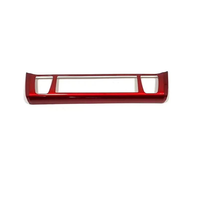 Panel Dekorabdeckung Für Toyota Für RAV4 2019 2020-2023 2024 Abs Rot Farbe Auto Innen Zubehör Konsole Getriebe Shift Panel AC Fenster Schalter Abdeckung Borte Abdeckung Trim(Seat Heat Button 2) von Kdbcet