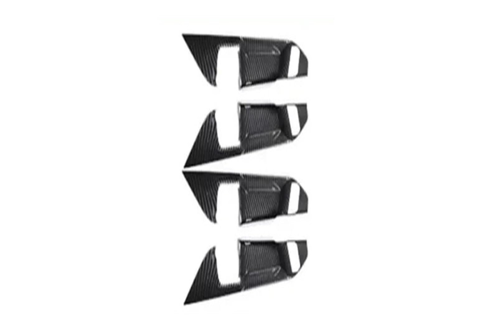 Panel Dekorabdeckung Für Toyota Für RAV4 Für RAV 4 2019-2022 2023 Carbon Faser Auto Innen Zubehör Konsole Getriebe Shift Panel Fenster Schalter Abdeckung Borte Abdeckung Trim(Inner Door Handle 2) von Kdbcet
