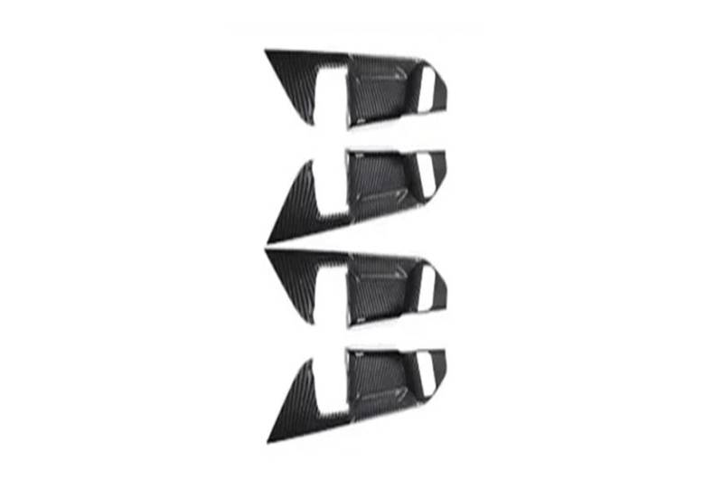 Panel Dekorabdeckung Für Toyota Für RAV4 Für RAV 4 2019-2022 2023 Carbon Faser Auto Innen Zubehör Konsole Getriebe Shift Panel Fenster Schalter Abdeckung Borte Abdeckung Trim(Inner Door Handle 2) von Kdbcet