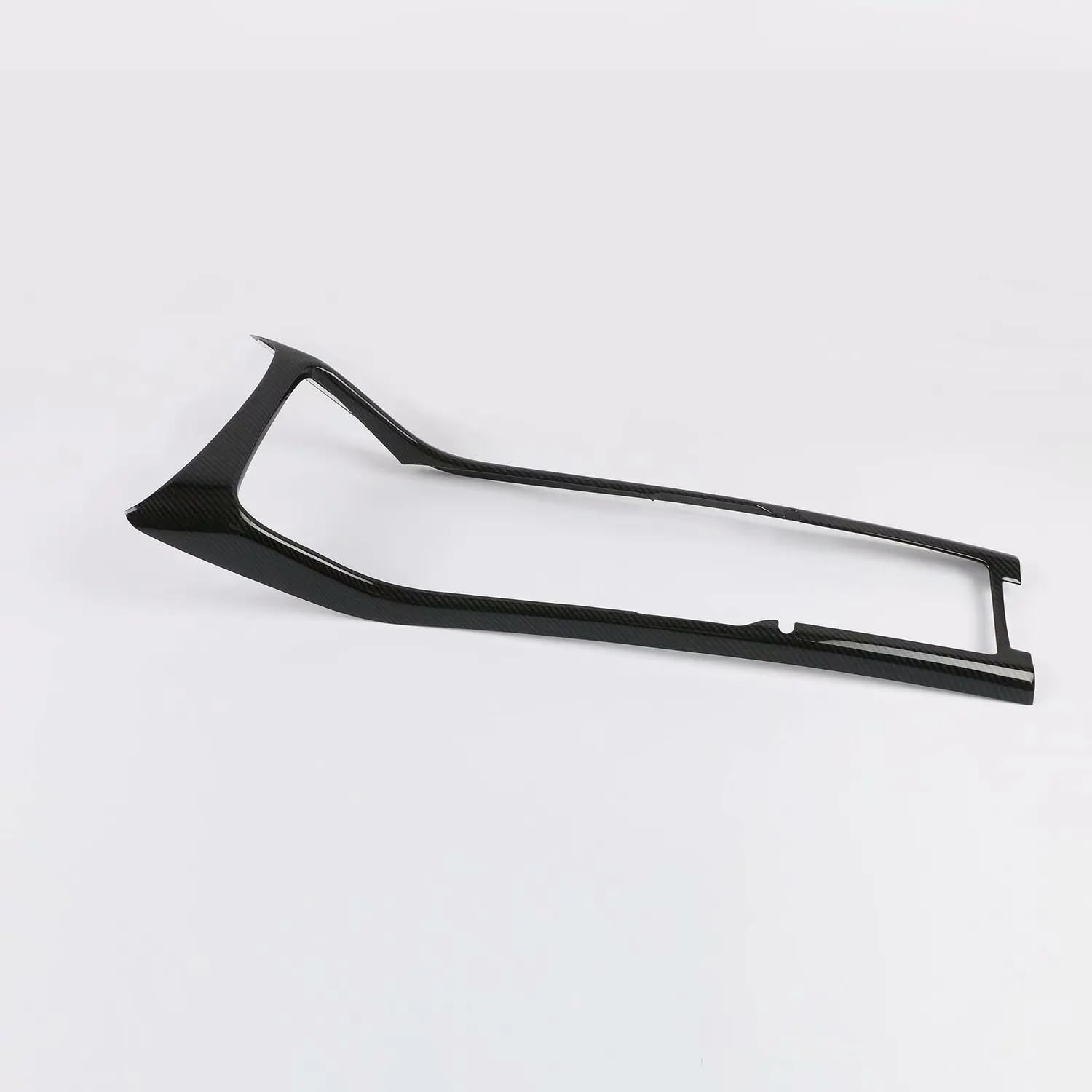 Panel Dekorabdeckung Für Volvo XC40 XC 40 2019 2020 Carbon Fiber ABS Center Konsole Getriebe Shift Panel Abdeckung Trim Rahmen Auto Styling Zubehör Abdeckung Trim(Kohlefaser) von Kdbcet