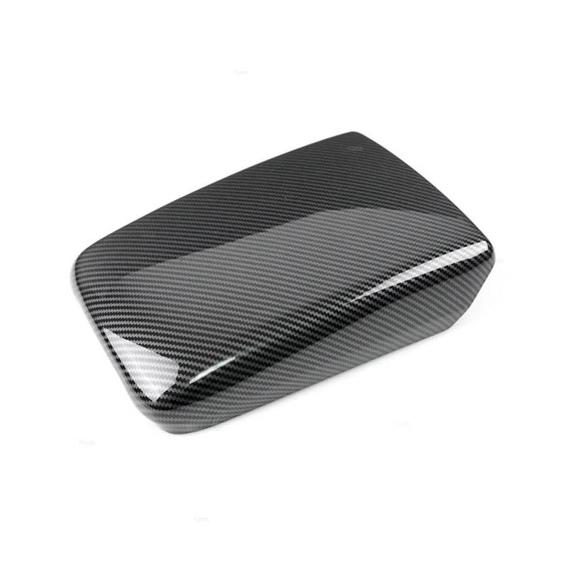 Panel Dekorabdeckung FürA4 B9 A5 2017 2018 2019 2020 2021 Innenausstattung Mittelkonsole Armlehne Aufbewahrungsbox Abdeckung Autozubehör Carbon Texture Trim Abdeckung Trim(A) von Kdbcet