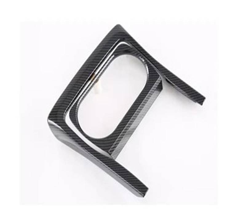 Panel Dekorabdeckung LHD Für Toyota BZ4X EA10 2022 2023 ABS Carbon Faser Tür Armlehne Fensterheber Schalter Abdeckung Getriebe Shift Air Vent Abdeckung Borte Abdeckung Trim(Front Water Cup Hold) von Kdbcet