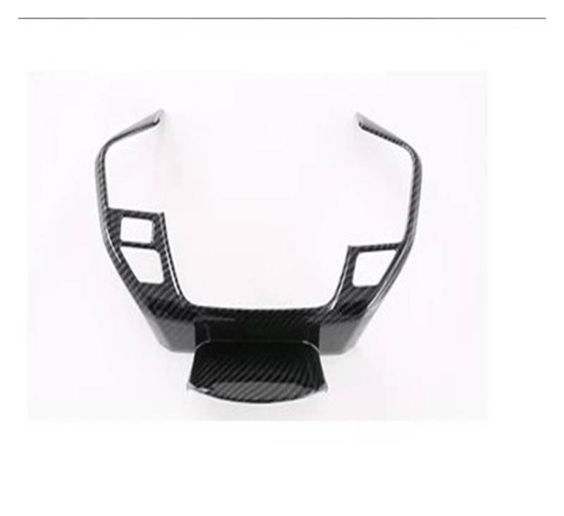 Panel Dekorabdeckung LHD Für Toyota BZ4X EA10 2022 2023 ABS Carbon Faser Tür Armlehne Fensterheber Schalter Abdeckung Getriebe Shift Air Vent Abdeckung Borte Abdeckung Trim(Steering Wheel Cover) von Kdbcet